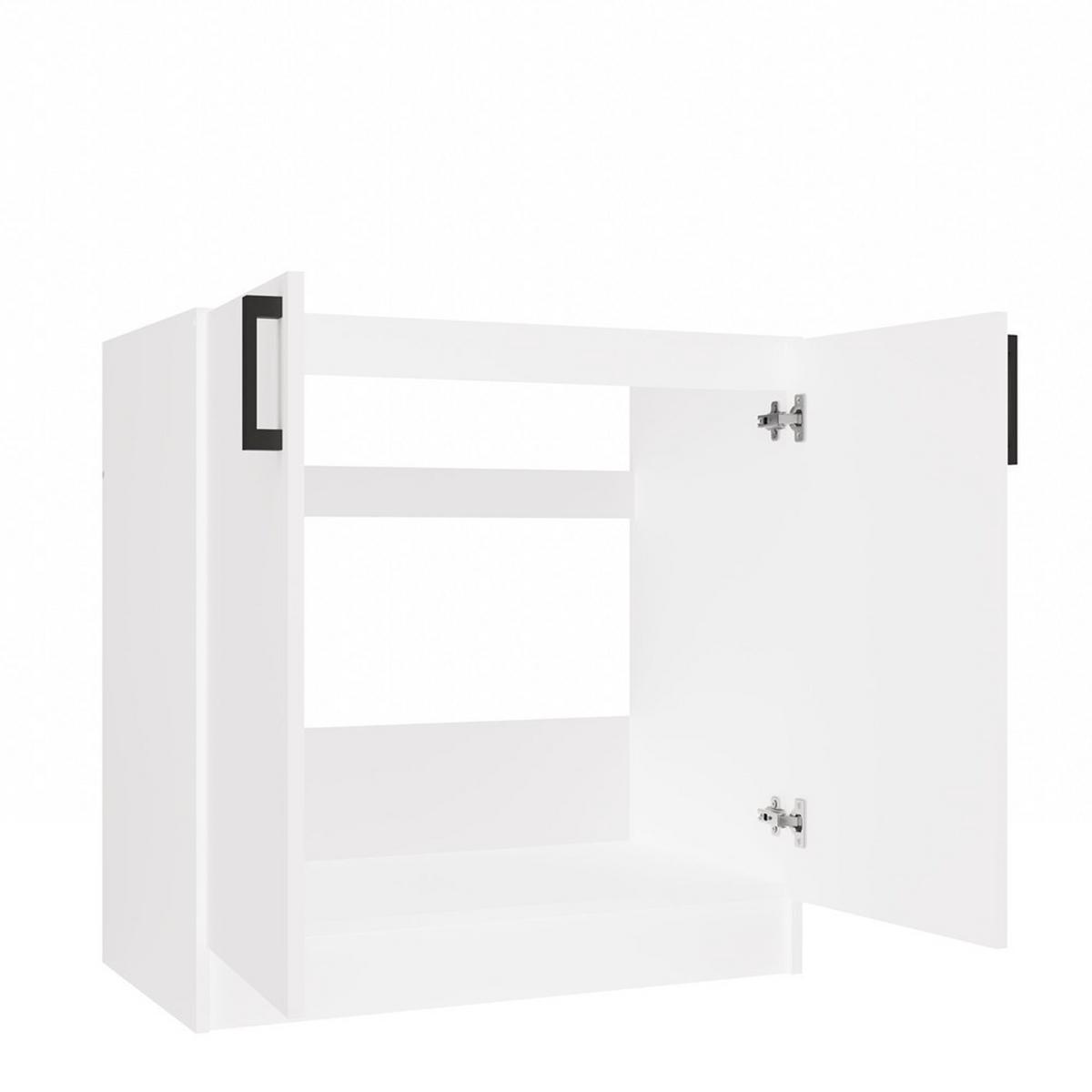 UNTERSCHRANK Weiß 80/82/45 - Weiß, Holzwerkstoff (80/82/45cm) - RAUMHIRSCH FURNITURE