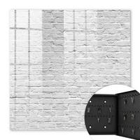 SCHLÜSSELBOX Schwarz 30x30 cm- Türöffnung nach rechts - Ziegelmauer - Grau, Metall (30/30/5cm) - TULUP