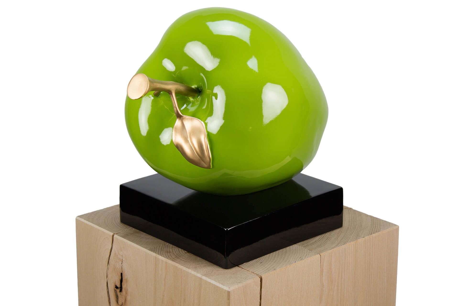 SKULPTUR Grün 31/32 cm - Grün, Stein (3/32/24cm) - KUNSTLOFT