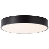 DECKENLEUCHTE Slimline G97013/06 - Schwarz, Metall (33/33/6.5cm) - Brilliant