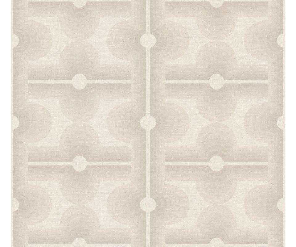 VLIESTAPETE Beige 53/850 cm - Beige, Textil (53/1cm) - KUNSTLOFT