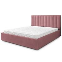 POLSTERBETT DEMERA MGV 140x200 cm mit Bettkästen - Rosa - Rosa, Holz (140/200cm) - MASSENO