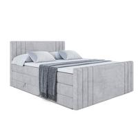 BOXSPRINGBETT IDRIKO-Z KING - 180x200 - H3/H4 - Hellgrau - Hellgrau, Holzwerkstoff (180/200cm) - ALTDECOR
