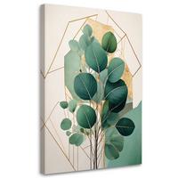 LEINWANDBILD Natur und Botanik 30x45cm - Grün, Textil (30/45cm) - Feeby