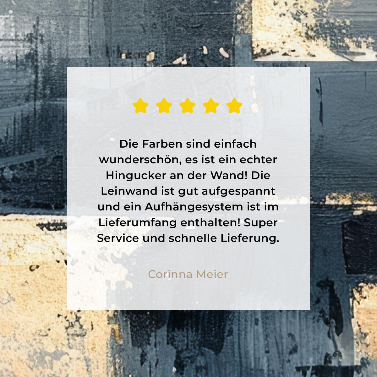 LEINWANDBILD Kunst - Grau - Gold - Abstrakt Deko Wohnzimmer 20x30 cm - Dunkelgrau, Textil (20/30cm) - MuchoWow