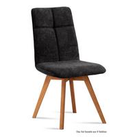 ESSZIMMERSTUHL (8er-Set) Dimut 47x92x60 Eiche geölt/Anthrazit - Eichefarben/Anthrazit, Kunststoff (60/92/47cm) - 58aufmkessel