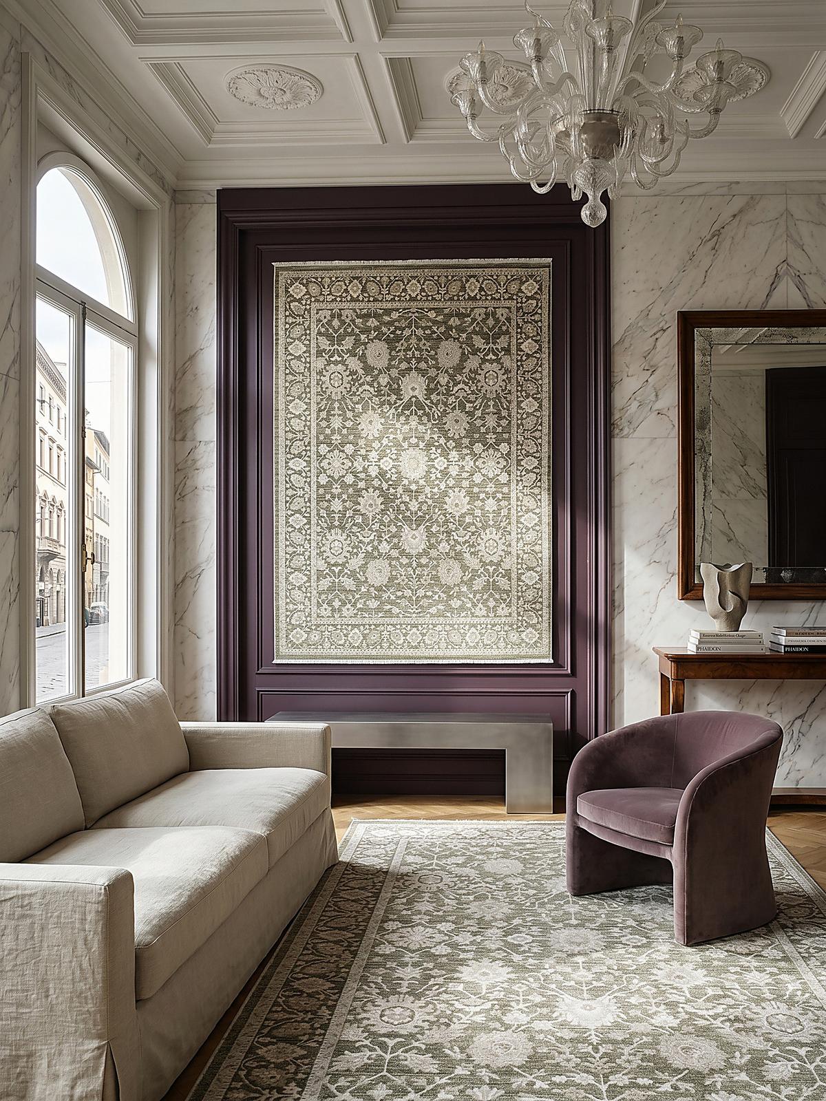 KURZFLORTEPPICH Orientalisch SCRIVIA Polypropylen Grün 200 x 290 cm - Grün, Textil (200/290cm) - KADIMA DESIGN