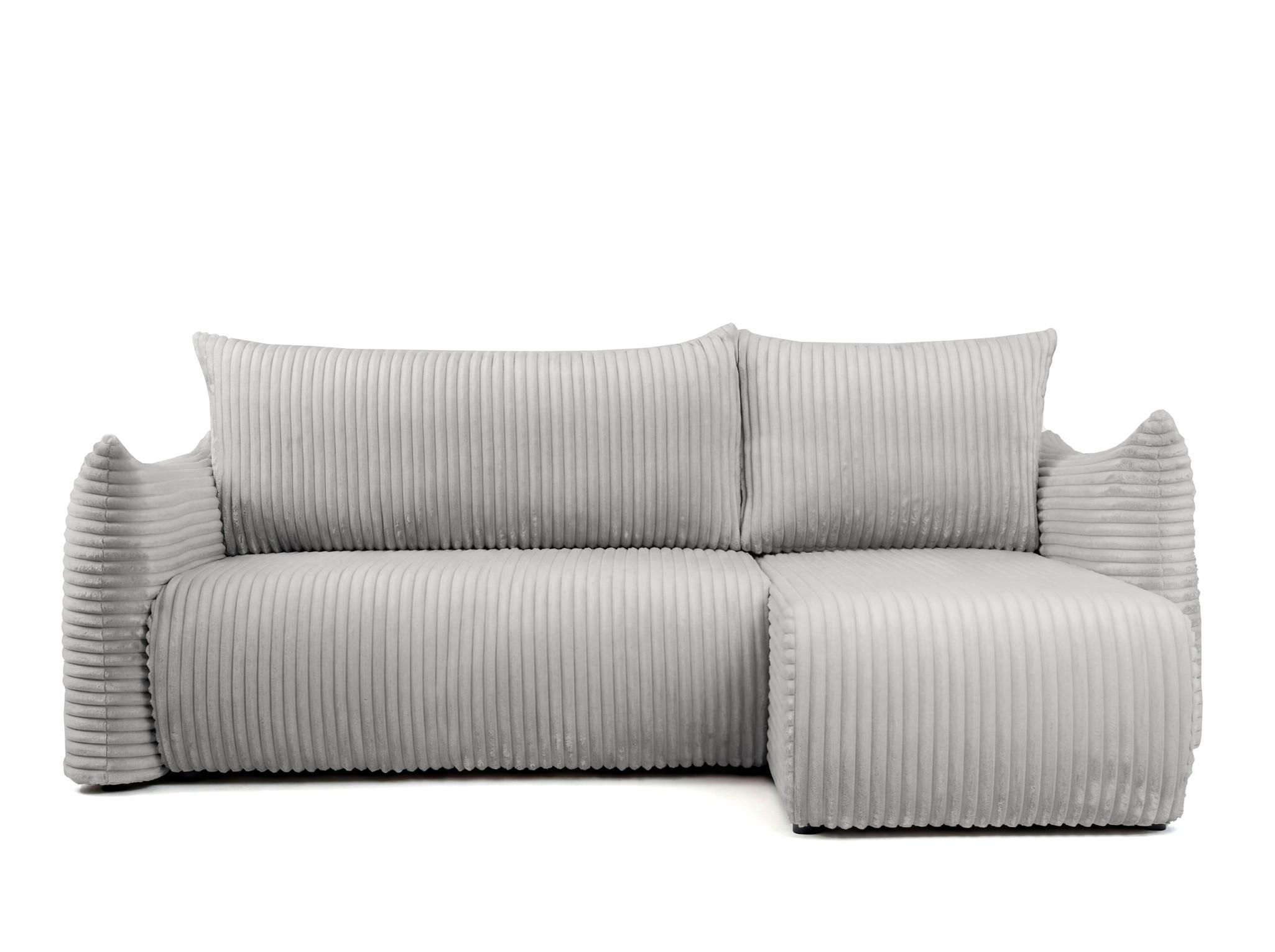 ECKSOFA Mailand Xs Mit Schlaffunktion - Grau, Holzwerkstoff/Textil (226/154cm) - Fun Möbel