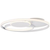 DECKENLEUCHTE Runda G99371/75 - Weiß, Metall (50/50/7cm) - Brilliant