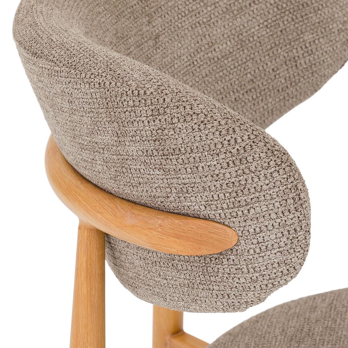 ESSZIMMERSTUHL ARIEL 2er-Set beige - Beige, Textil (51/80/55cm) - IDIMEX