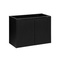 WASCHTISCHUNTERSCHRANK 80cm Riva Schwarz - Schwarz, Holzwerkstoff (80/57/39cm) - Petits-meubles