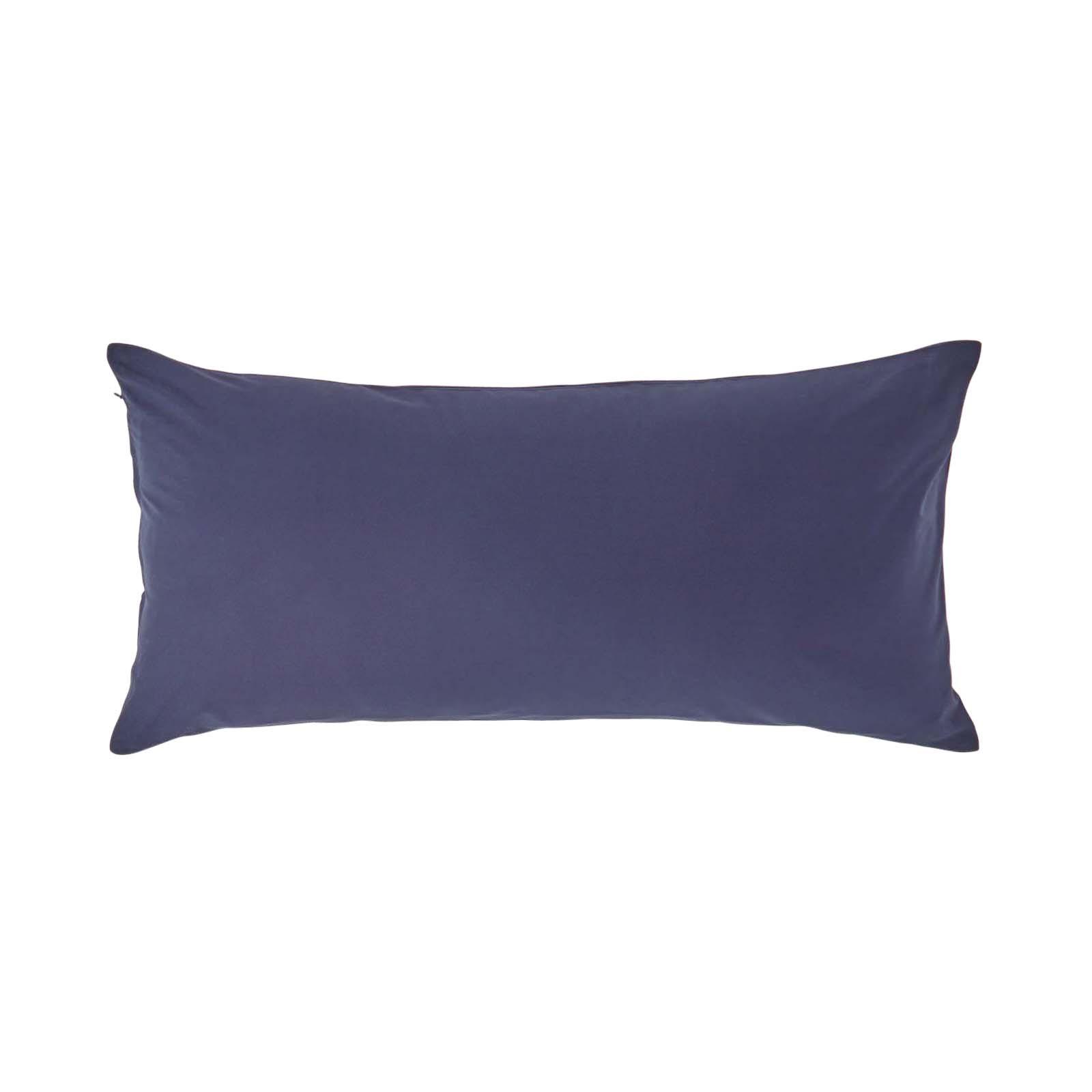 KISSENBEZUG Perkal, Ägyptische Baumwolle, Fadendichte 200 - Dunkelblau, Textil (40/80cm) - Homescapes