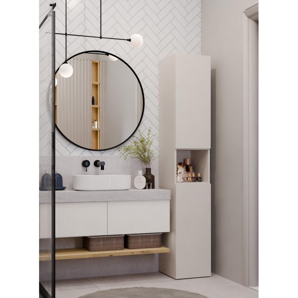 BADEZIMMERSCHRANK Kaschmir 31/174/30 - Kaschmir, Holzwerkstoff (31/174/30cm) - RAUMHIRSCH FURNITURE
