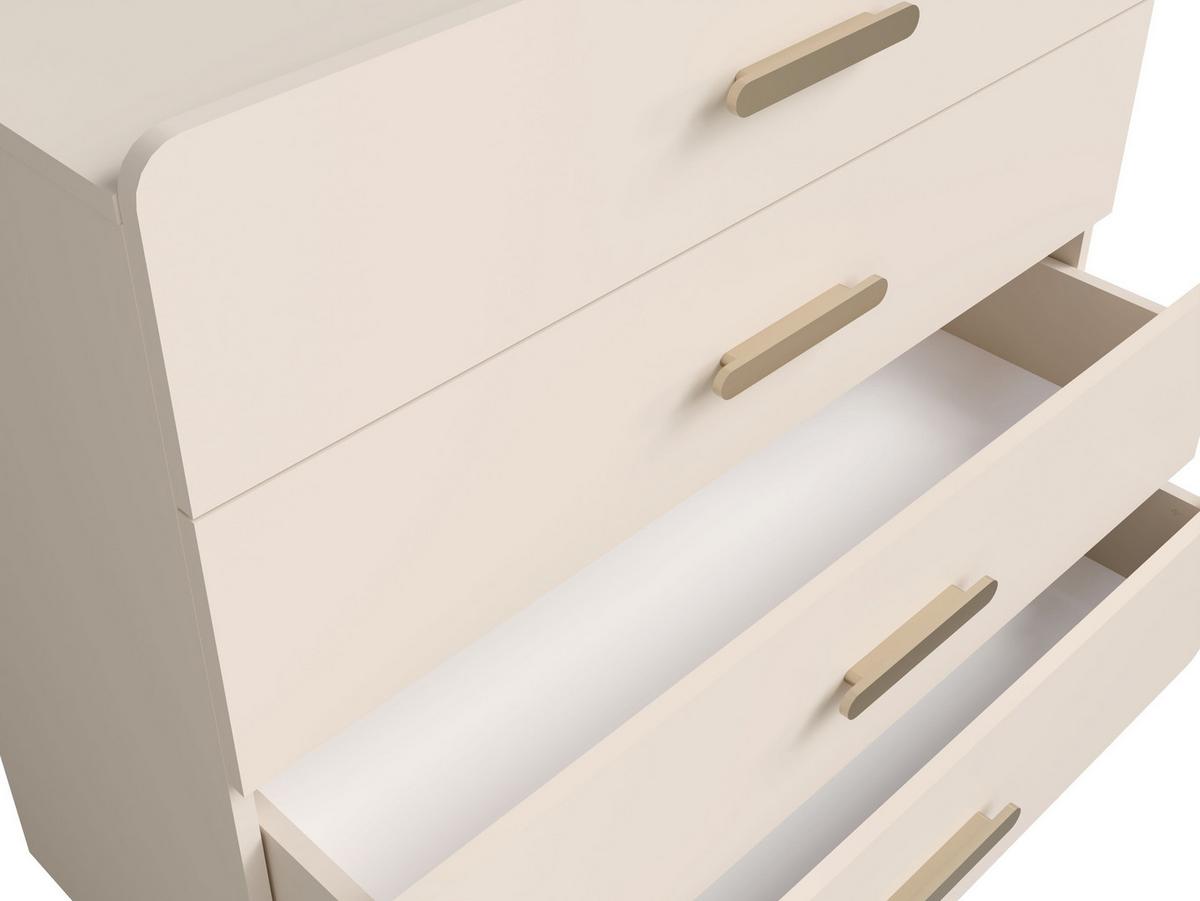 KOMMODE Beige 100/92,5/41,5 - Beige, Holzwerkstoff (100/93/42cm) - RAUMHIRSCH FURNITURE