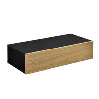 WANDREGAL Antilles - Schwarz, Holzwerkstoff (50/12/24cm) - [en.casa]