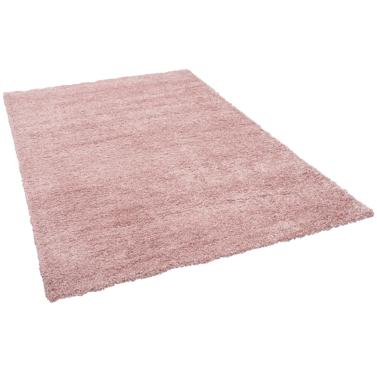 HOCHFLOR LANGFLOR TEPPICH ALOHA - Altrosa, Textil (60/110cm) - Pergamon