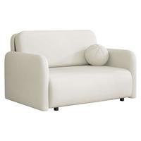 SCHLAFSOFA Viva Sun II - Creme/Schwarz, Holz/Textil (130/85/103cm) - MIRJAN24