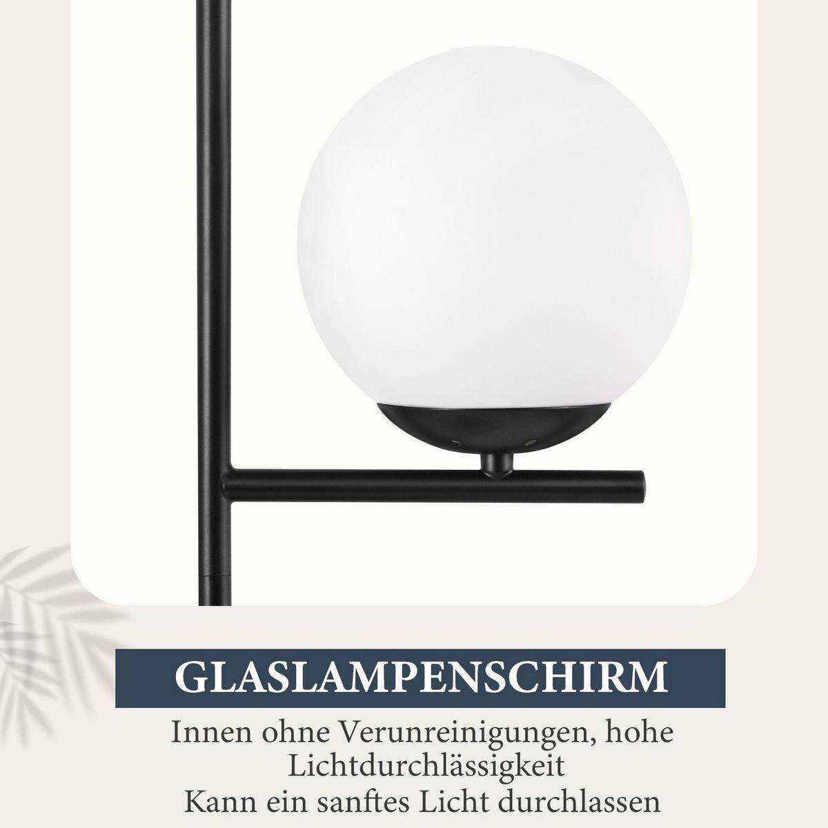 TISCHLEUCHTE Oase 22/22/50 cm - Schwarz, Metall (22/22/50cm) - Nettlife