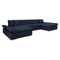 WOHNLANDSCHAFTEN Alia - Pastellblau, Holz/Textil (360/75/160cm) - MIRJAN24