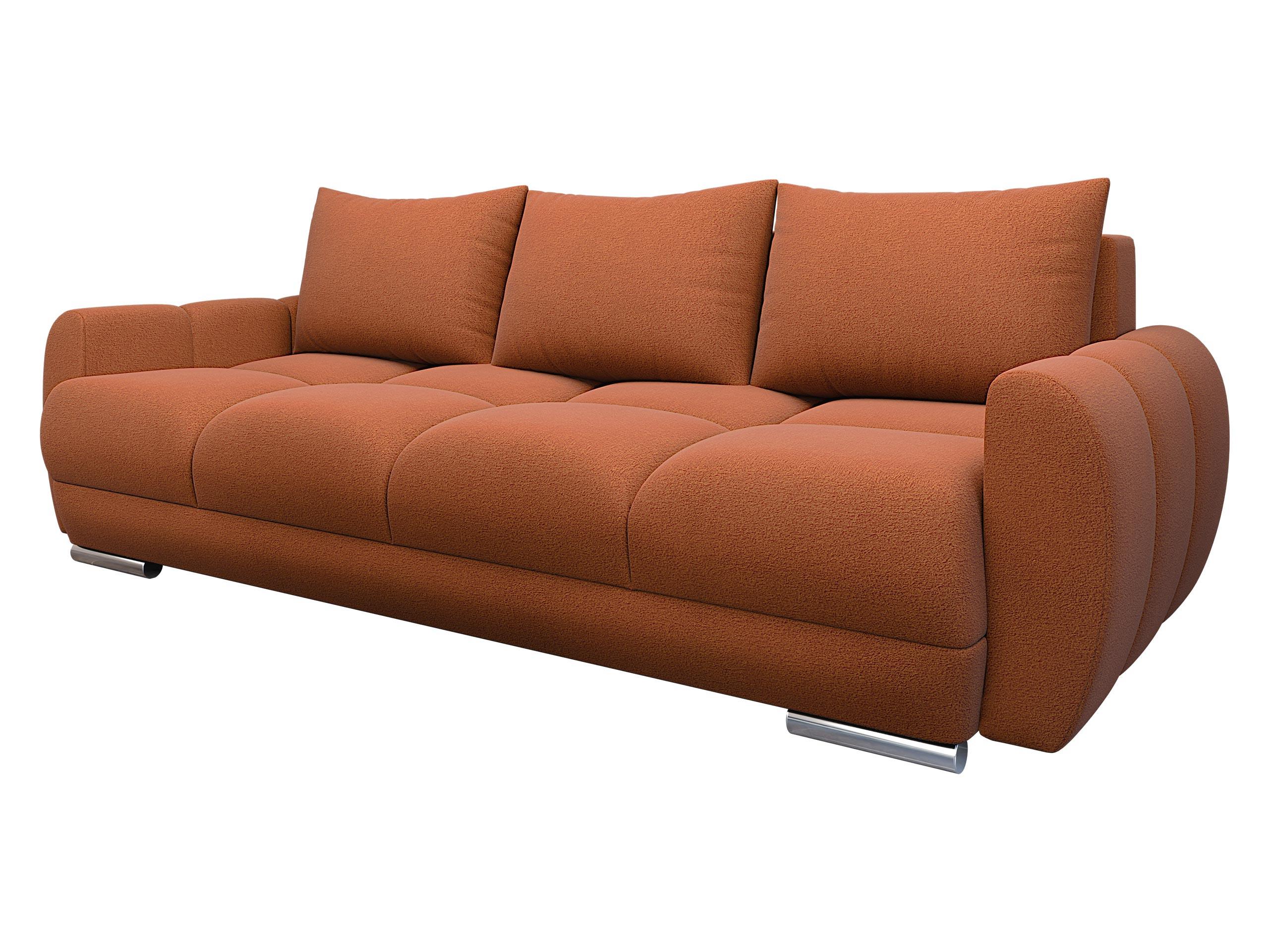SCHLAFSOFA Logo 3 - Silberfarben/Braun, Holz/Kunststoff (234/89/97cm) - MIRJAN24