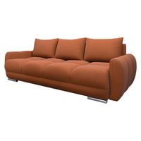 SCHLAFSOFA Logo 3 - Silberfarben/Braun, Holz/Kunststoff (234/89/97cm) - MIRJAN24