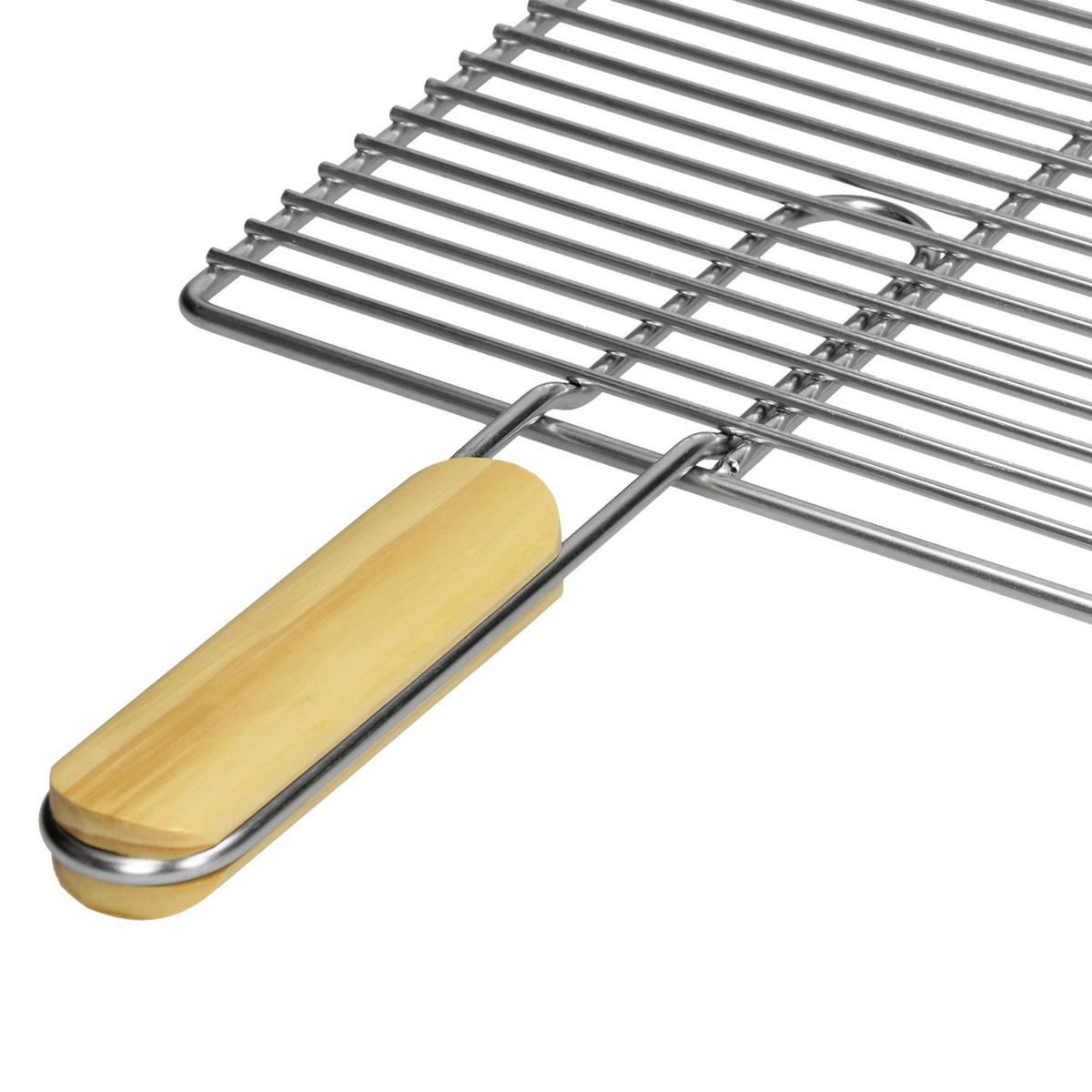 GRILLROST - Silberfarben, Metall (34/54cm) - ECD-Germany