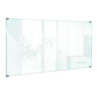 KÜCHENRÜCKWAND 100 x 50 cm Transparente Glasplatte - Transparent, Glas (100/50/0.4cm) - TULUP