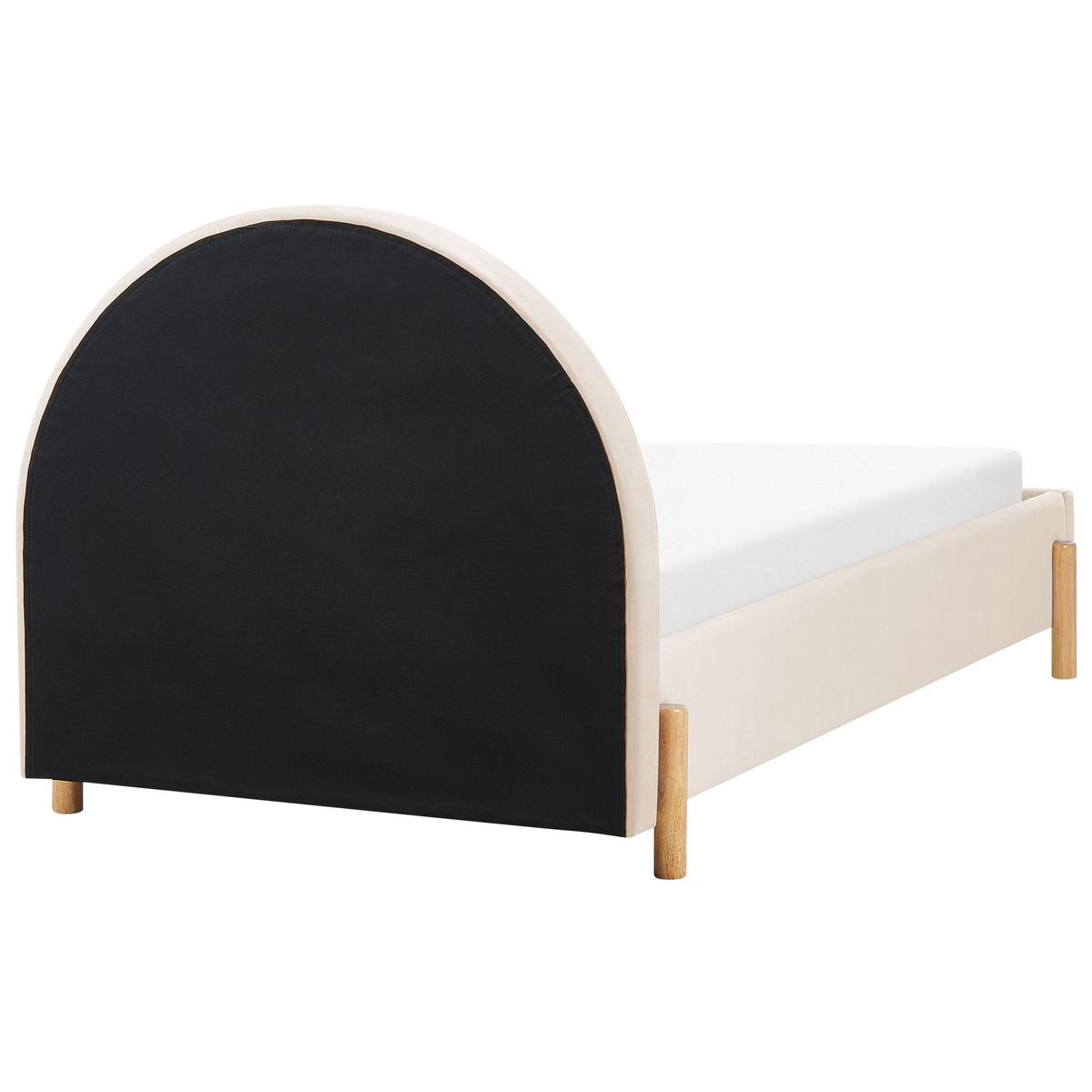 POLSTERBETT 90/200cm Beige Anet - Beige, Textil (90/200cm) - Beliani