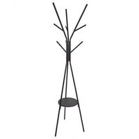 GARDEROBENSTÄNDER Metall schwarz 181 cm Colby - Schwarz, Metall (33/180/33cm) - Beliani