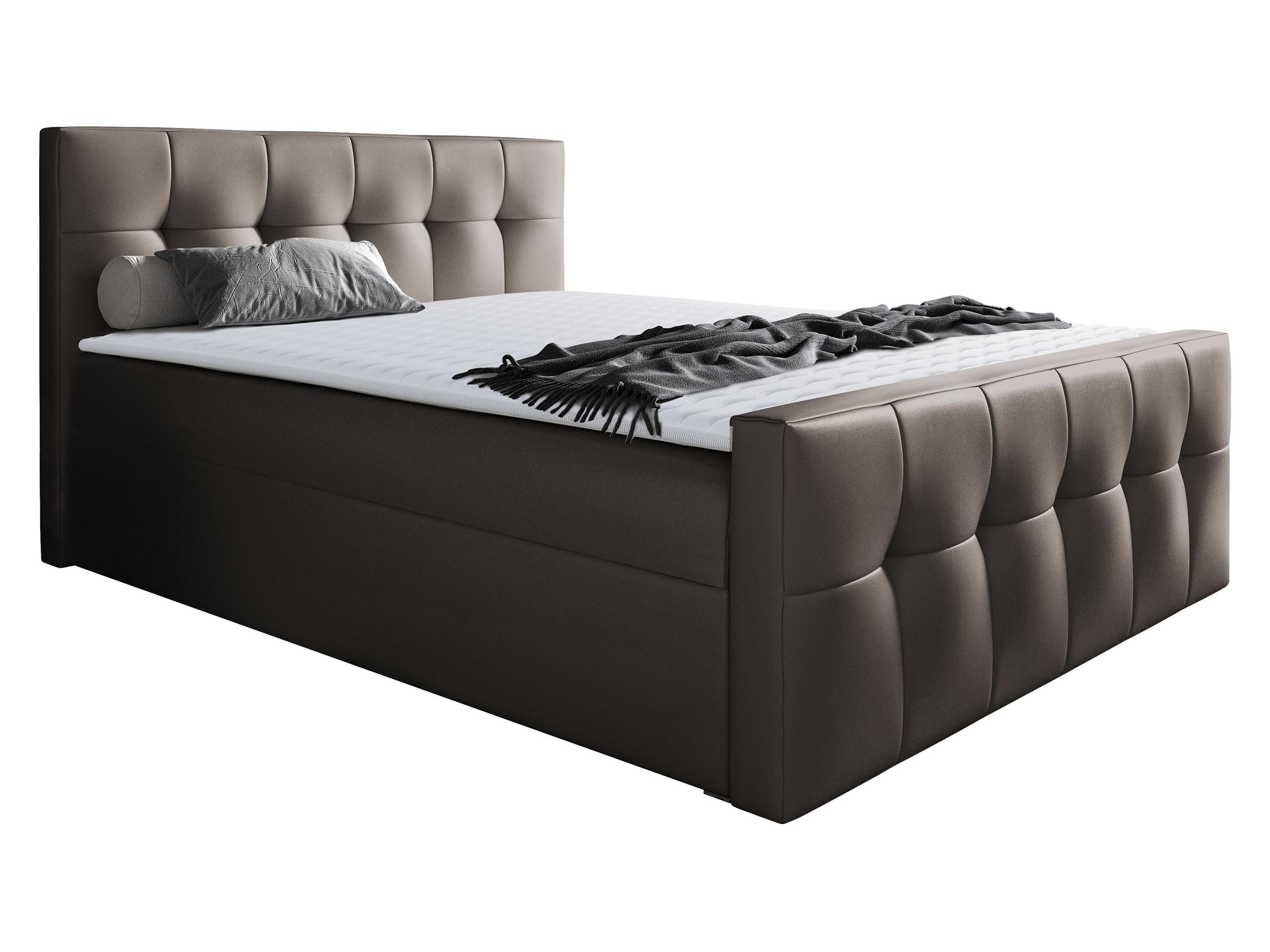 BOXBETT Malibu - H3 - Braun, Holz (180/200cm) - MIRJAN24