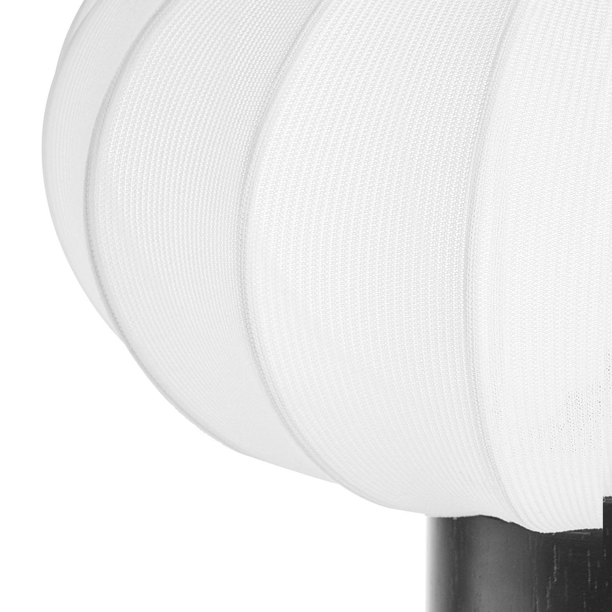 TISCHLAMPE Holz Schwarz Abens - Schwarz/Weiß, Holz (27/27/35cm) - Beliani