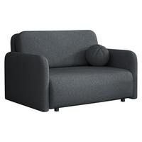 SCHLAFSOFA Viva Sun II - Dunkelgrau/Schwarz, Holz/Textil (130/85/103cm) - MIRJAN24