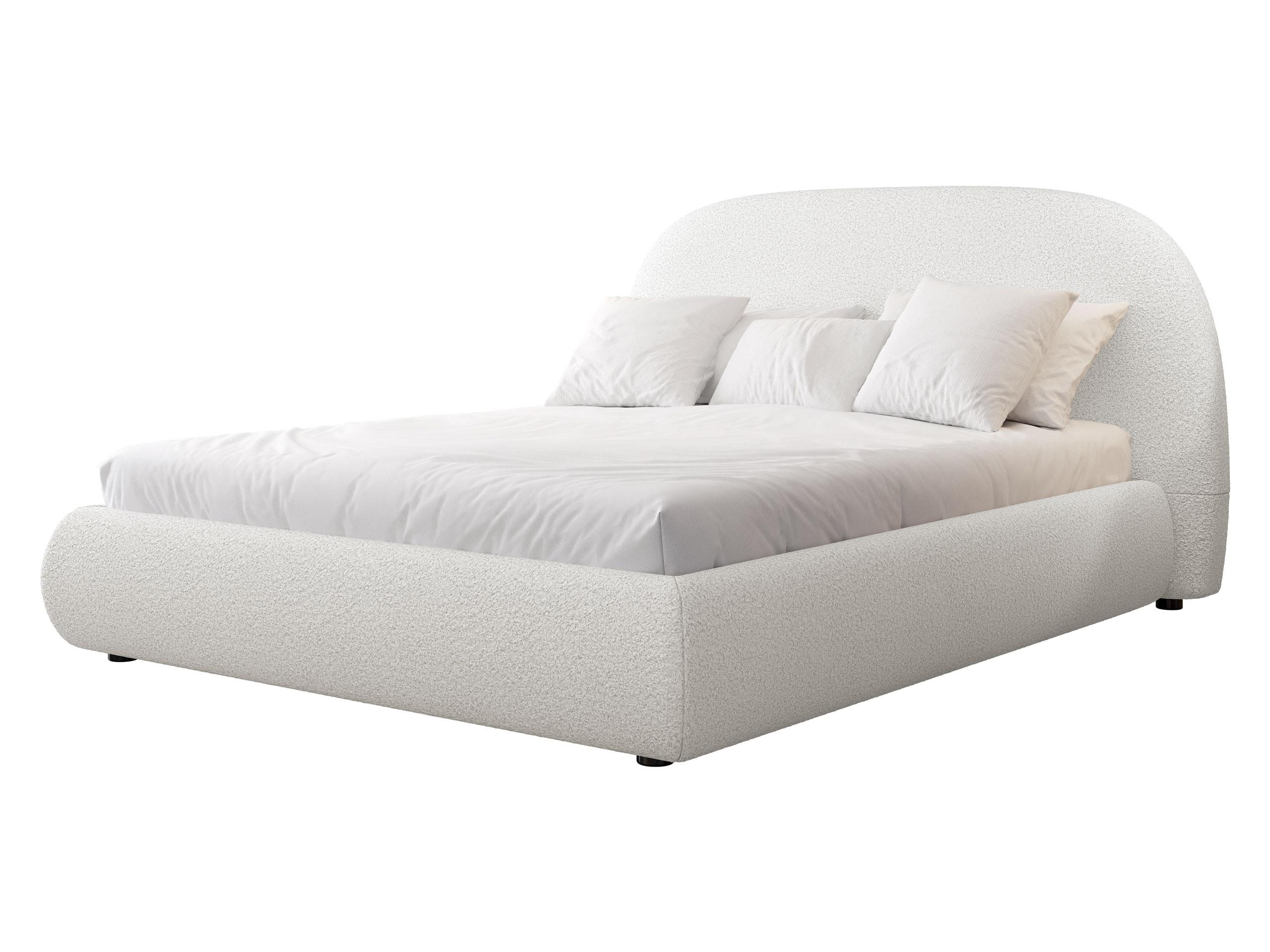 POLSTERBETT Akrenis - Creme/Schwarz, Holzwerkstoff/Textil (160/200cm) - MIRJAN24