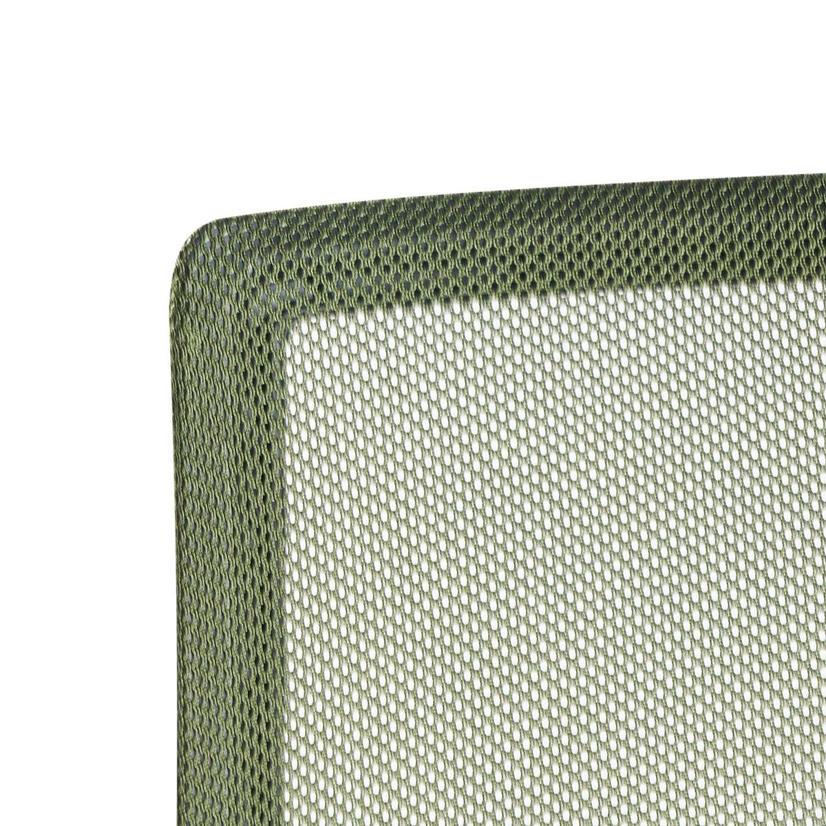 BÜROSTUHL Dunkelgrün Ease - Schwarz/Grün, Textil (54/94/54cm) - Beliani