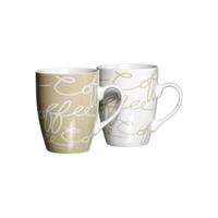 KAFFEEBECHER Cornello bunt 250 ml 2er Set - Multicolor, Keramik (0.25L) - Ritzenhoff Breker