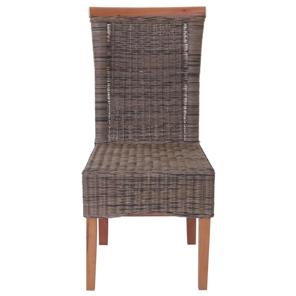 ESSZIMMERSTUHL Braun 6er-Set - Graubraun/Braun, Holz (46/97/59cm) - MCW
