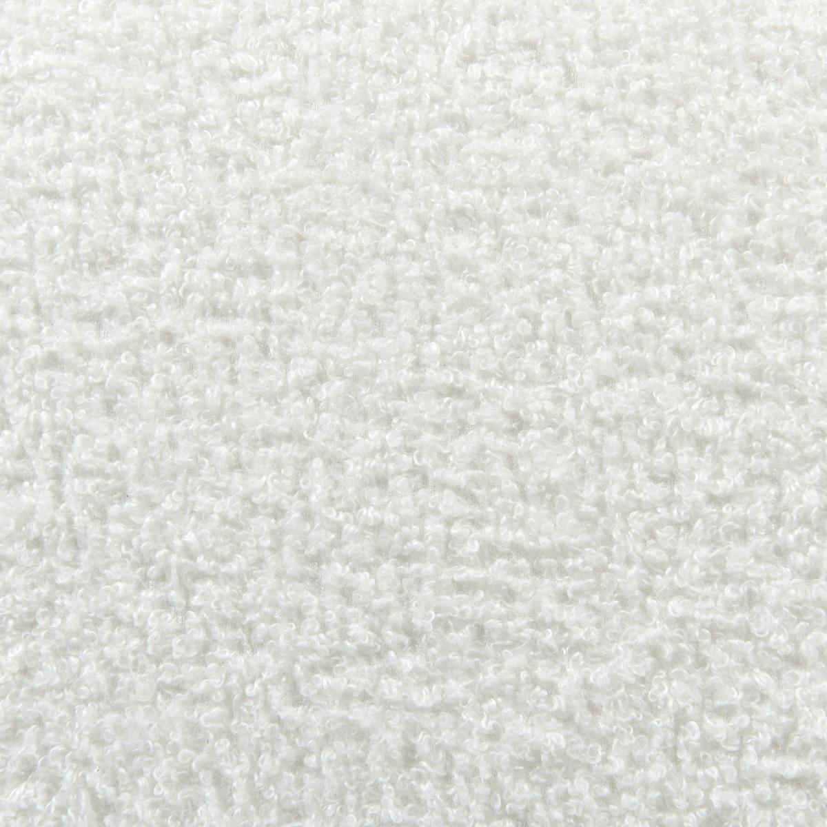 BOUCLÉ-DREHSESSEL Weiß Davik - Weiß, Holz/Textil (62/67/63cm) - Beliani