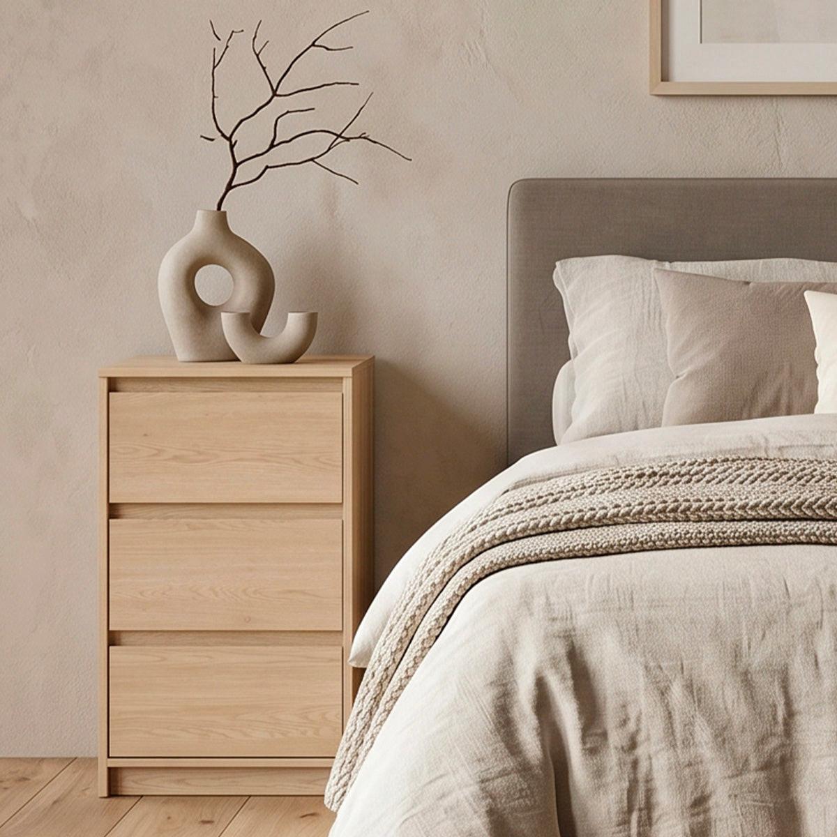 NACHTTISCH Beck Holz - Braun, Holzwerkstoff (47.2/86.7/39.8cm) - Petits-meubles