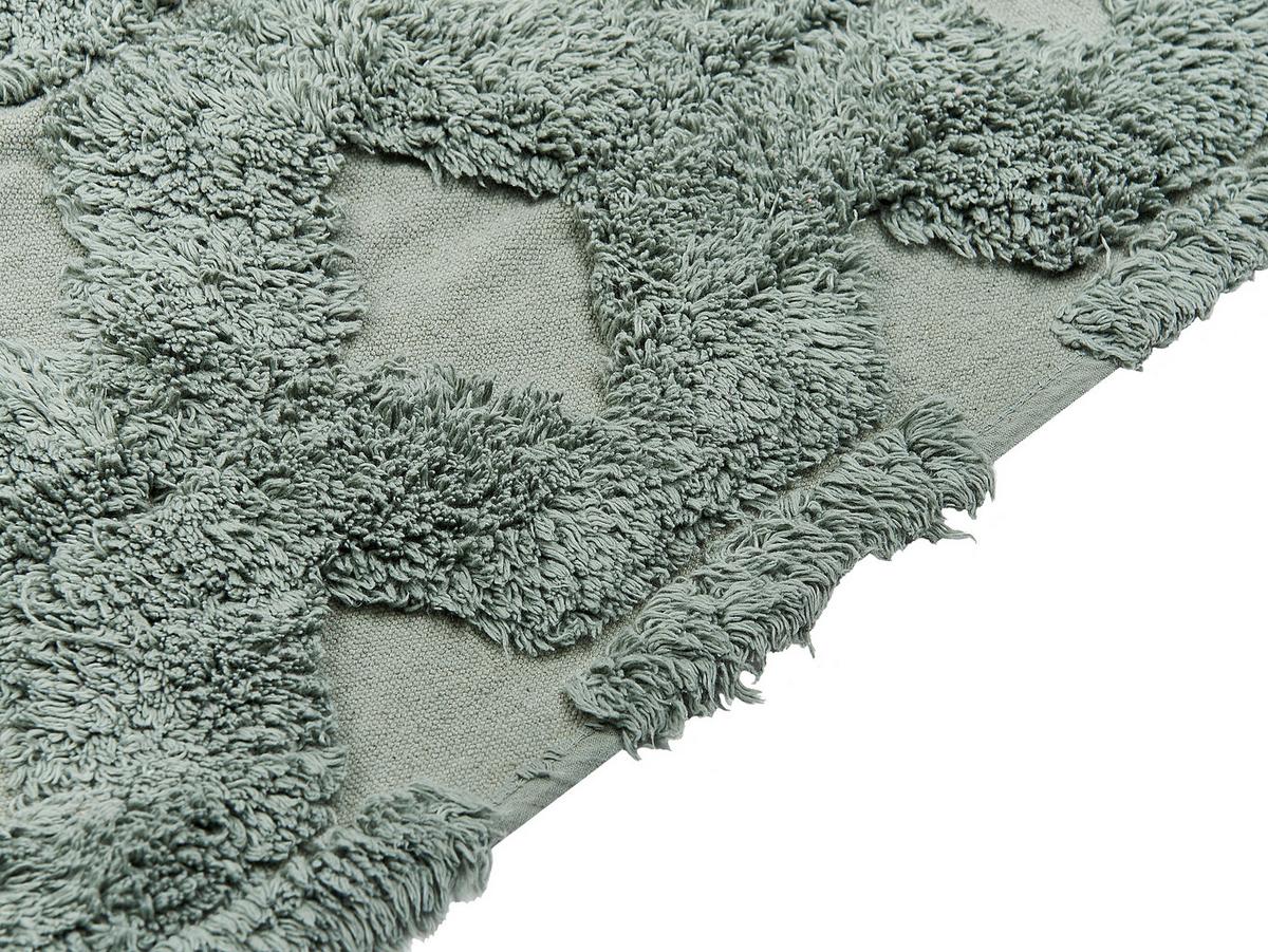 KURZFLOR-TEPPICH Kars 200/140 cm - Grün, Textil (140/200cm) - Beliani