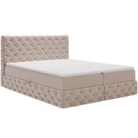 BOXBETT Canolo 140x200 Beige - Beige, Holz/Textil (140/200cm) - Graingold