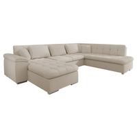 WOHNLANDSCHAFT Niko Bis Premium, Seite: Links - Cappuccino, Holz/Textil (348/76/205cm) - MIRJAN24