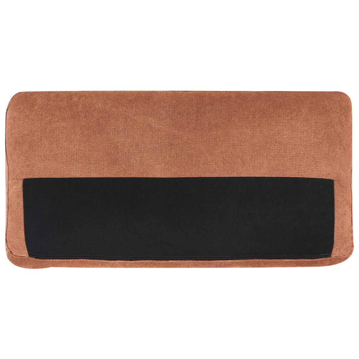 ECKSOFA 3-Sitzer Stoff Hellrot linksseitig Lofoten - Hellrot, Textil (250/190cm) - Beliani