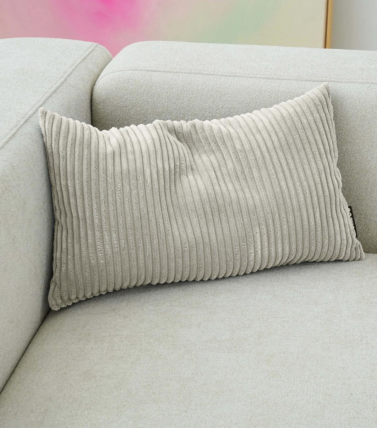 SOFAKISSEN Rest 2er-Set - Beige, Textil (40/60cm) - Mokebo