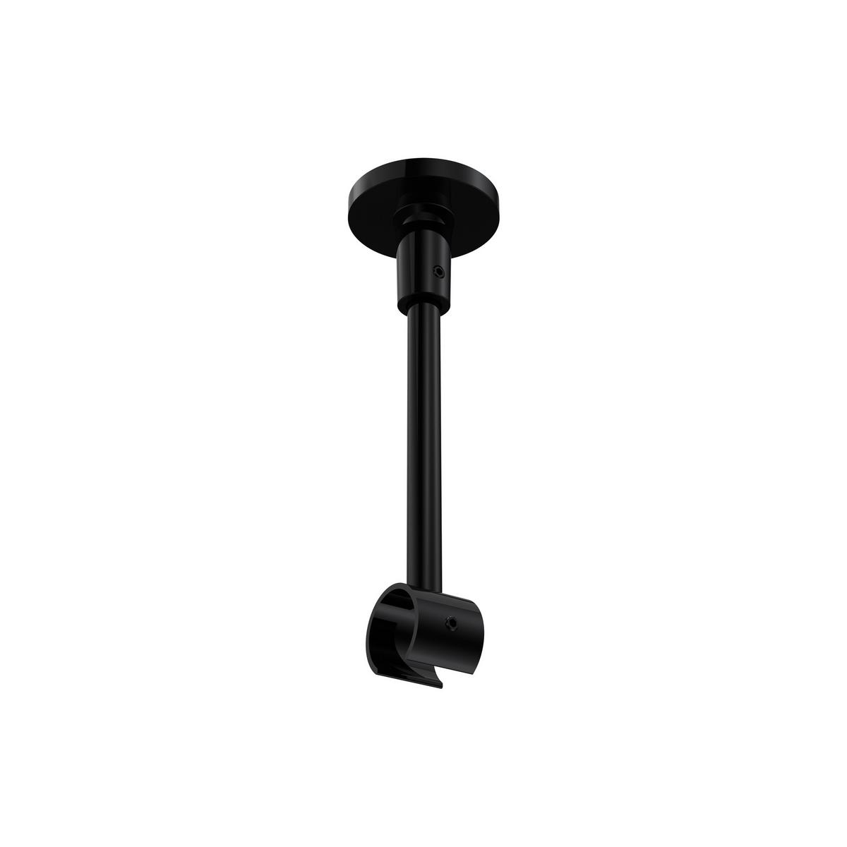 GARDINENSTANGE INNENLAUF Sonette Tanara 180 cm, 1-läufig, 20 mm Ø Chrom - Chromfarben/Schwarz, Metall (180cm) - INTERDECO