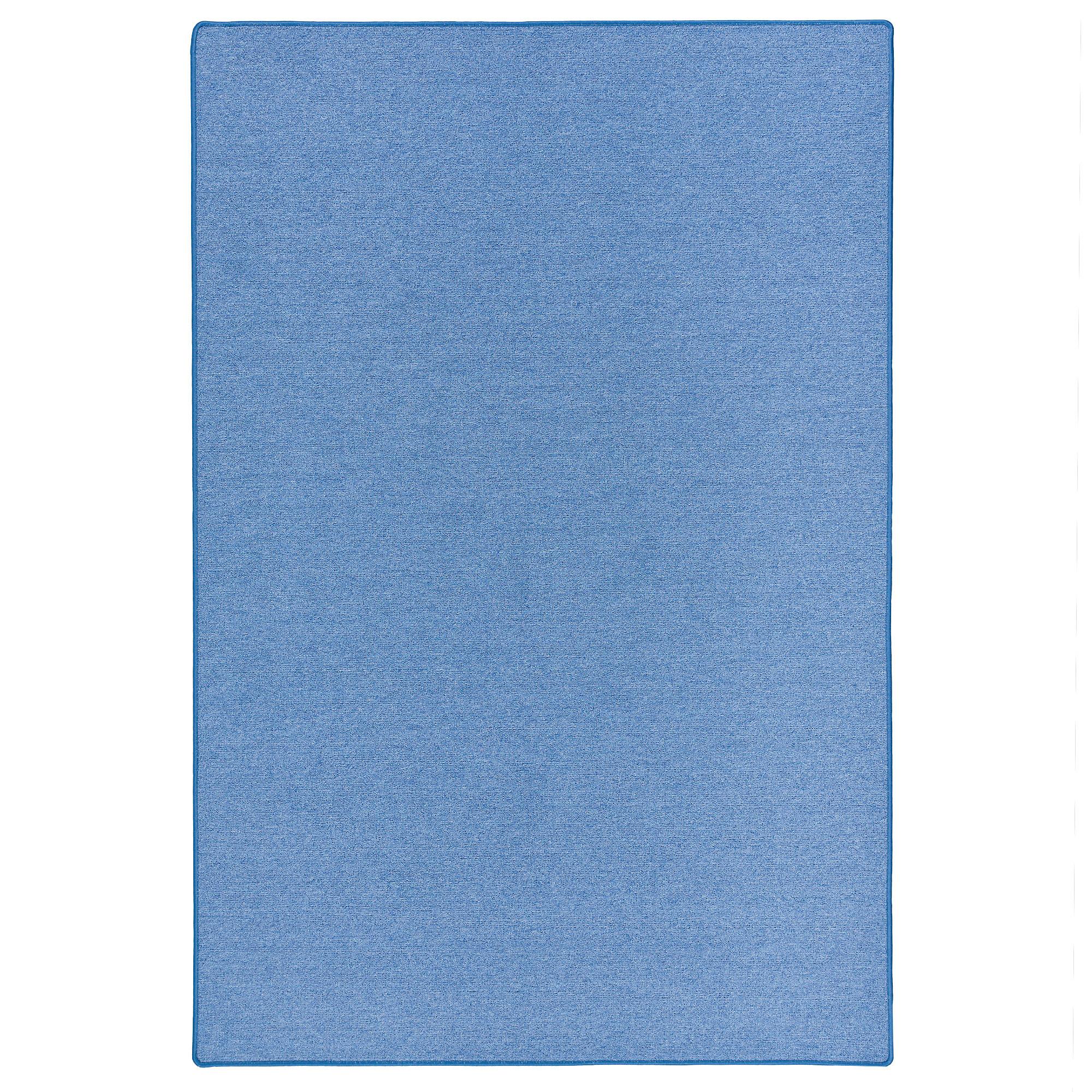 FEINSCHLINGEN VELOUR TEPPICH STRONG - Blau, Textil (200/300cm) - Snapstyle