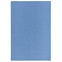 FEINSCHLINGEN VELOUR TEPPICH STRONG - Blau, Textil (133/133cm) - Snapstyle