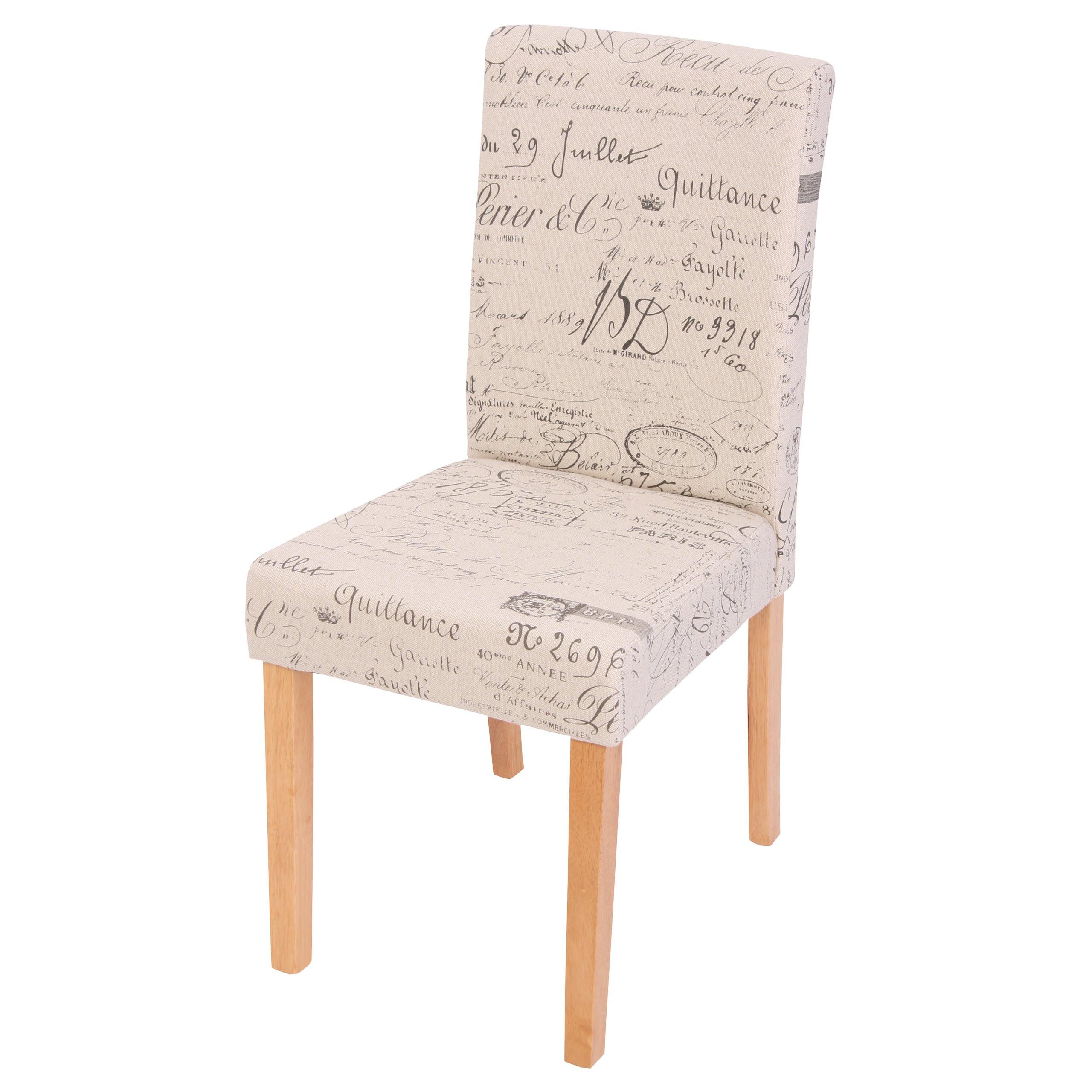 ESSZIMMERSTUHL Beige, Schwarz - Beige/Creme, Textil (43/90/56cm) - MCW