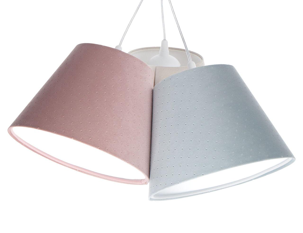 HÄNGELEUCHTE Blau 26/19 cm - Blau/Pink, Kunststoff (26/0.8/19cm) - ONZENO