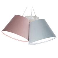 HÄNGELEUCHTE Blau 26/19 cm - Blau/Pink, Kunststoff (26/0.8/19cm) - ONZENO