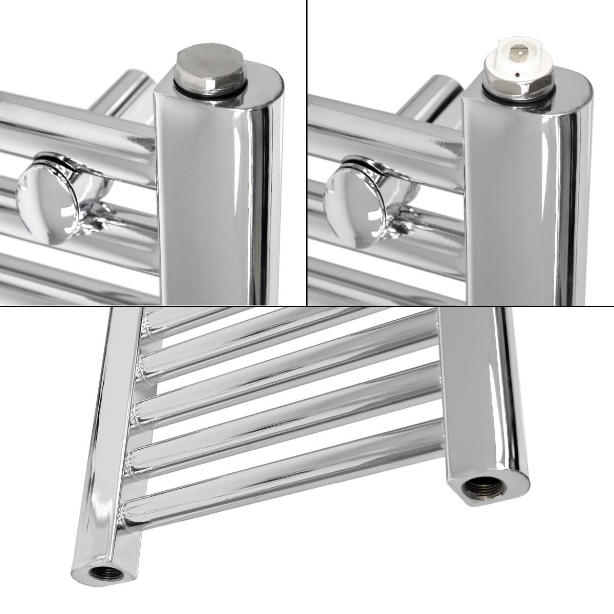 BADHEIZKÖRPER - Chromfarben, Metall (40/120/120cm) - LuxeBath